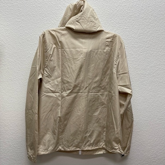 Grand Running Club GRC Mens Large Khaki Hauser Windbreaker Zip Up Jacket Hooded - Picture 7 of 9